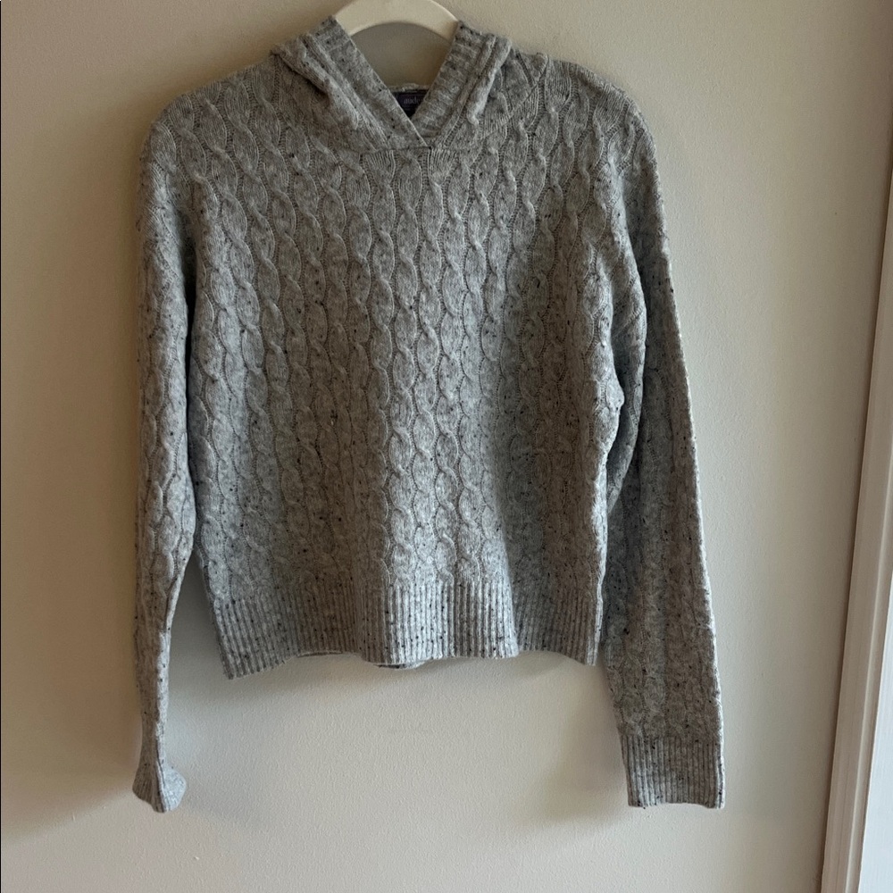 Auden Light Gray Cowl Neck Sweater Size S